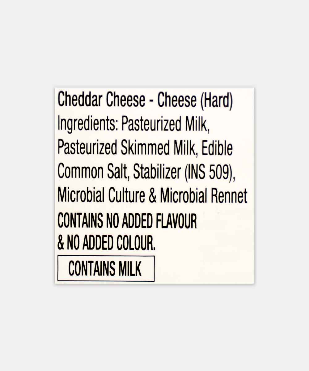 Dlecta Natural Cheddar Cheese 10 Slice 200 Gm