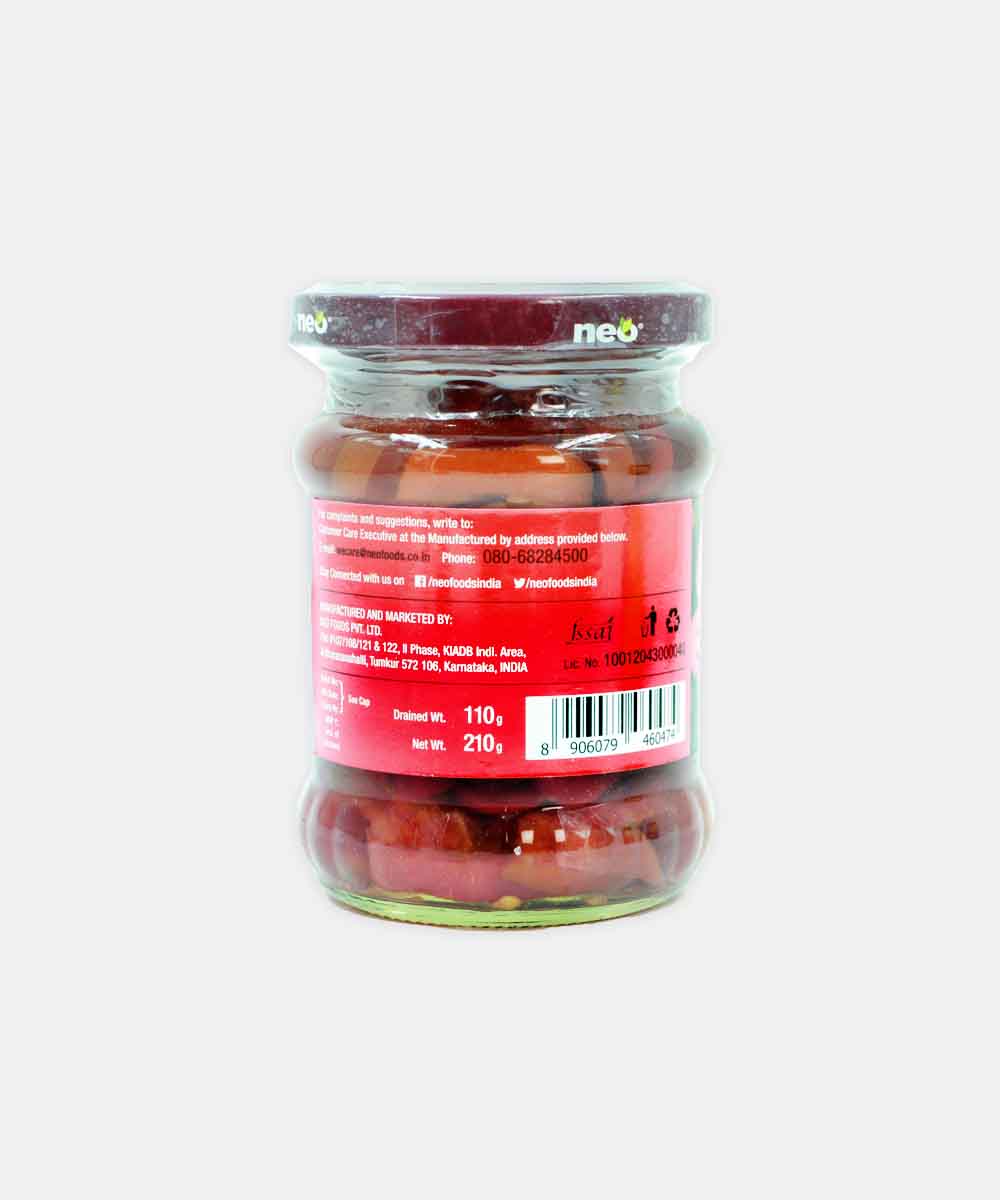 Neo Foods Sliced Red Jalapeno  210 Gm