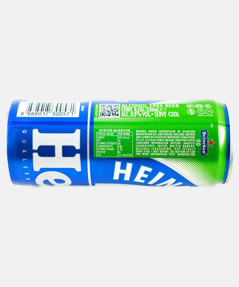 Heineken 0.0 Drink Alcohol Free 330 Ml