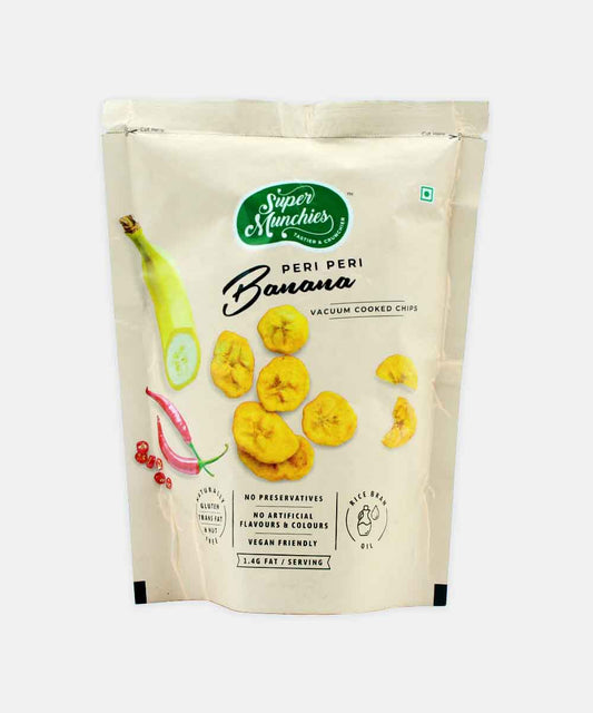 Super Munchies Peri Peri Banana Chips 50 Gm
