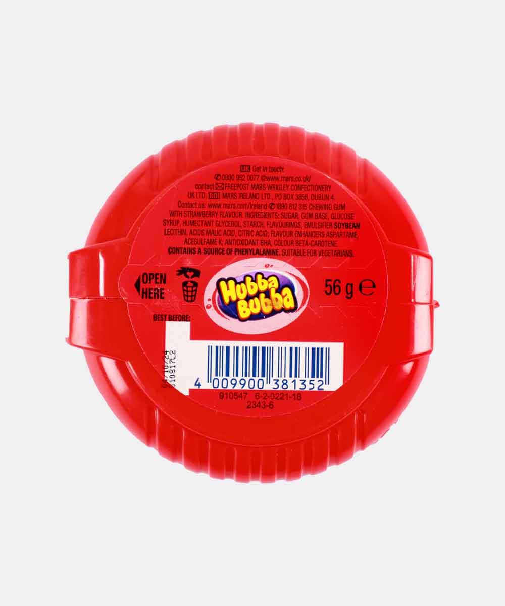 Hubba Bubba Snappy Strawberry 56 Gm