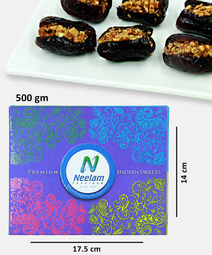 Almond Caramel Dates Sweet 500 Gm