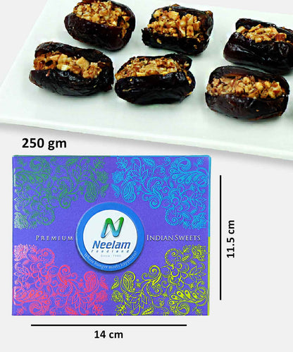 Almond Caramel Dates Sweet 250 Gm
