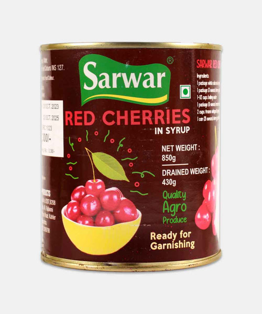 Sarwar Red Cherries In Syrup 850 Gm