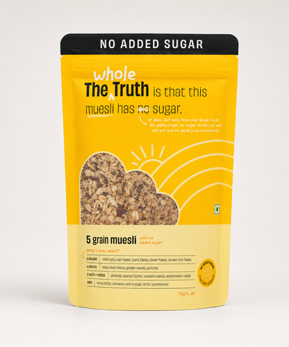 The Whole Truth 5 Grain No Added Sugar Muesli 350 Gm