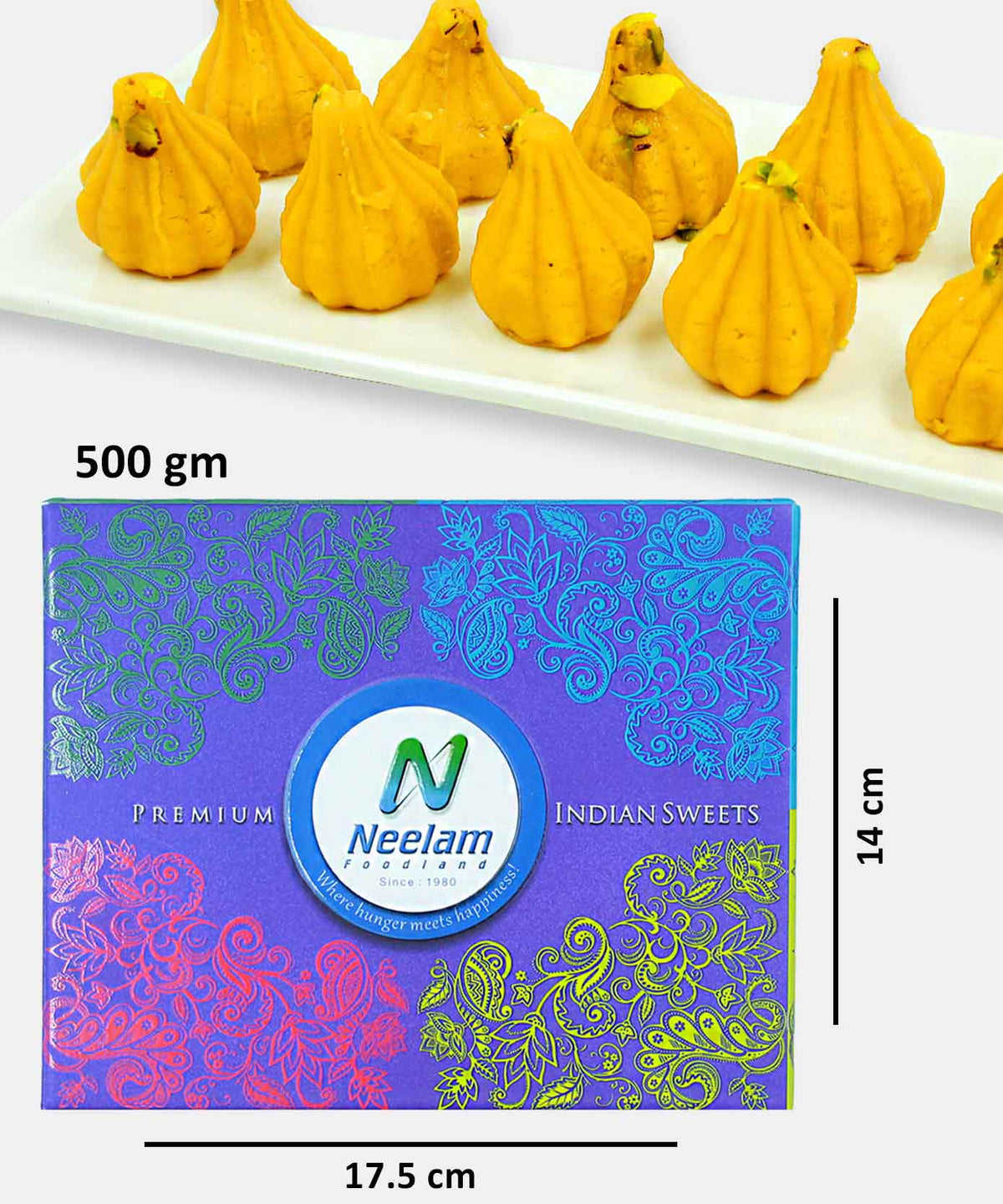 Kesar Kaju Modak 500 Gm