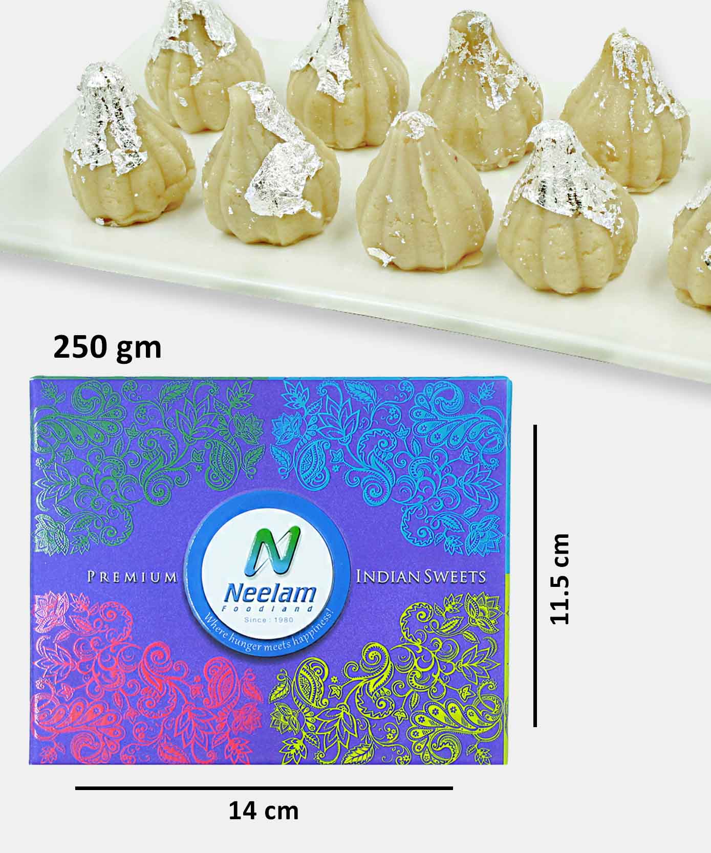 Plain Kaju Modak 250 Gm
