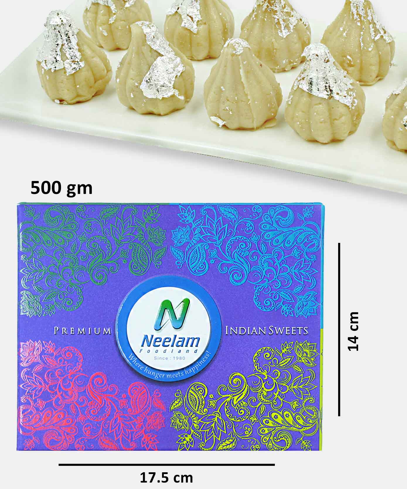 Plain Kaju Modak 500 Gm