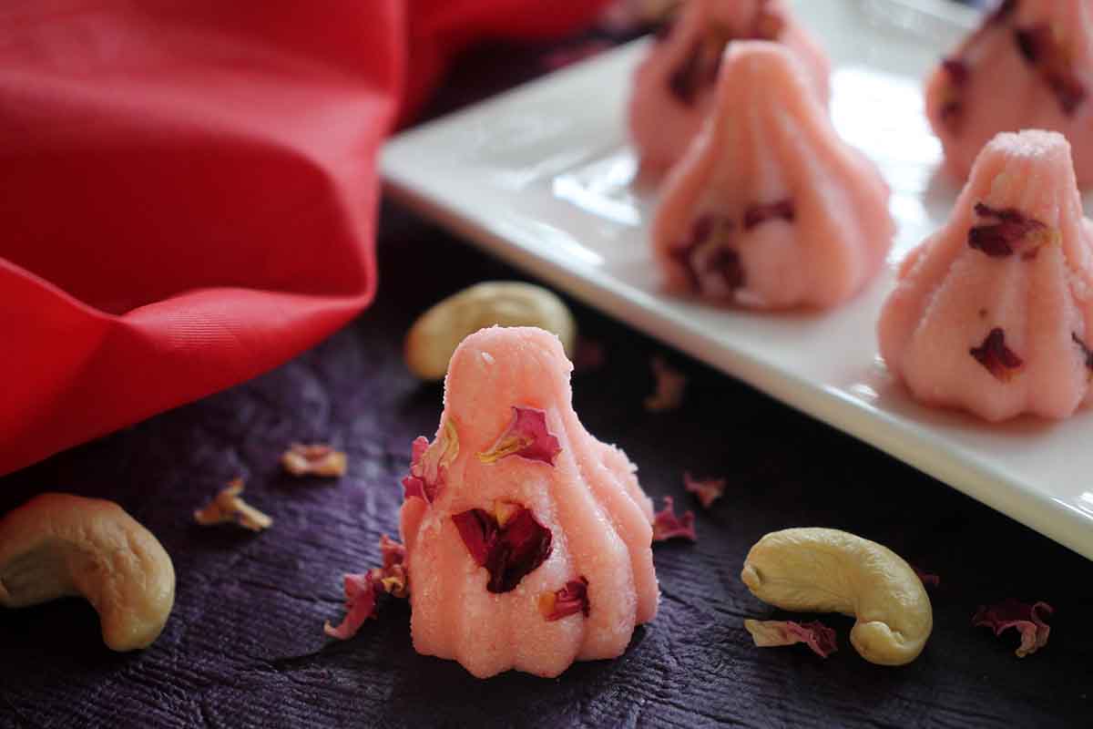 Gulab Milk Modak 500 Gm