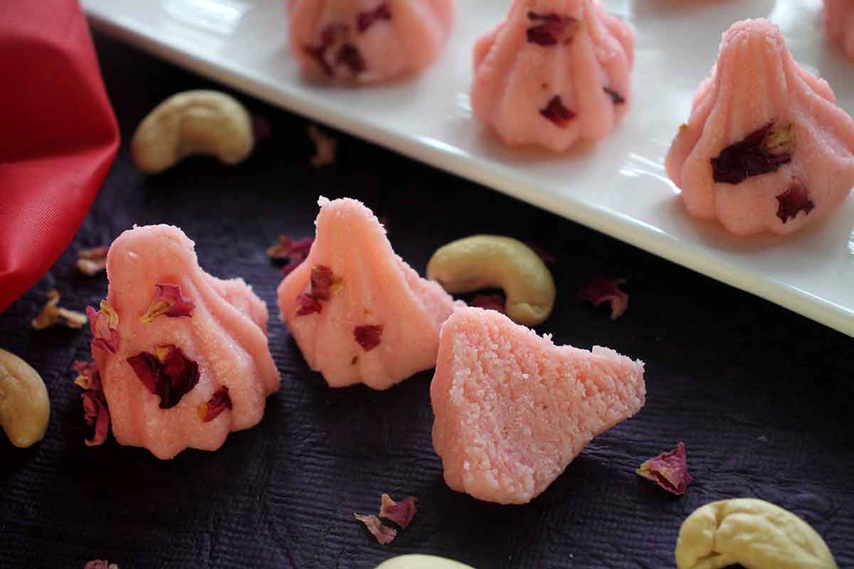 Gulab Milk Modak 500 Gm