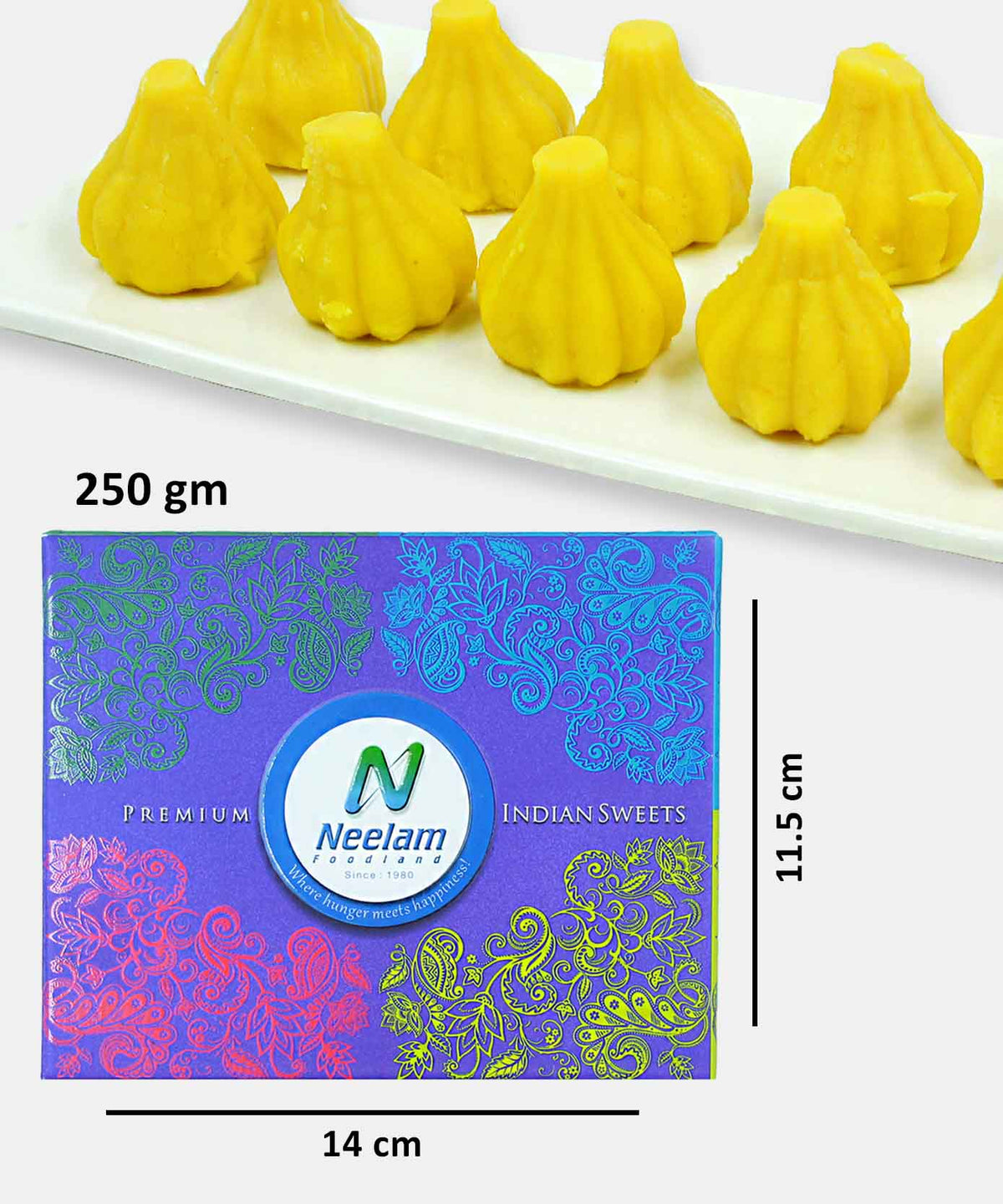 Kesar Milk Modak 250 Gm