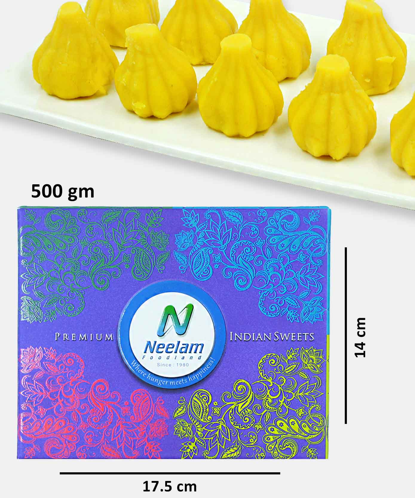 Kesar Milk Modak 500 Gm