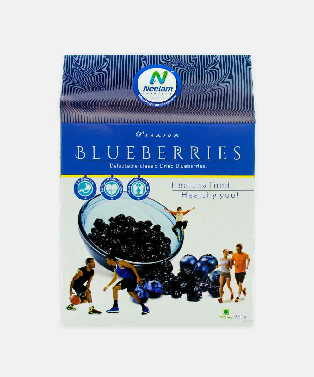 【blueberry】H.I.P by SOLIDO × LEADER Premium Blueberry 250 Gm - Neelam Foodland Mumbai