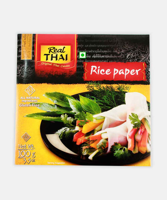 Real Thai Rice Paper 22 Cm 100 Gm