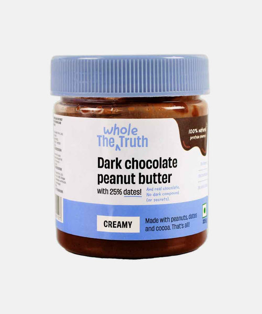 The Whole Truth Dark Chocolate Peanut Butter Creamy 325 Gm