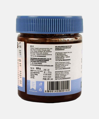 The Whole Truth Dark Chocolate Peanut Butter Crunchy 325 Gm
