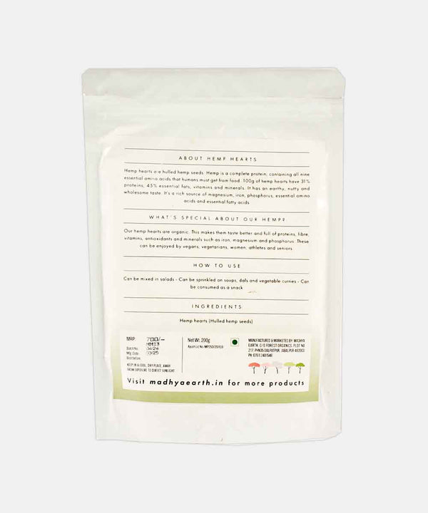 MADHYA EARTH HEMP SEED POWDER 200