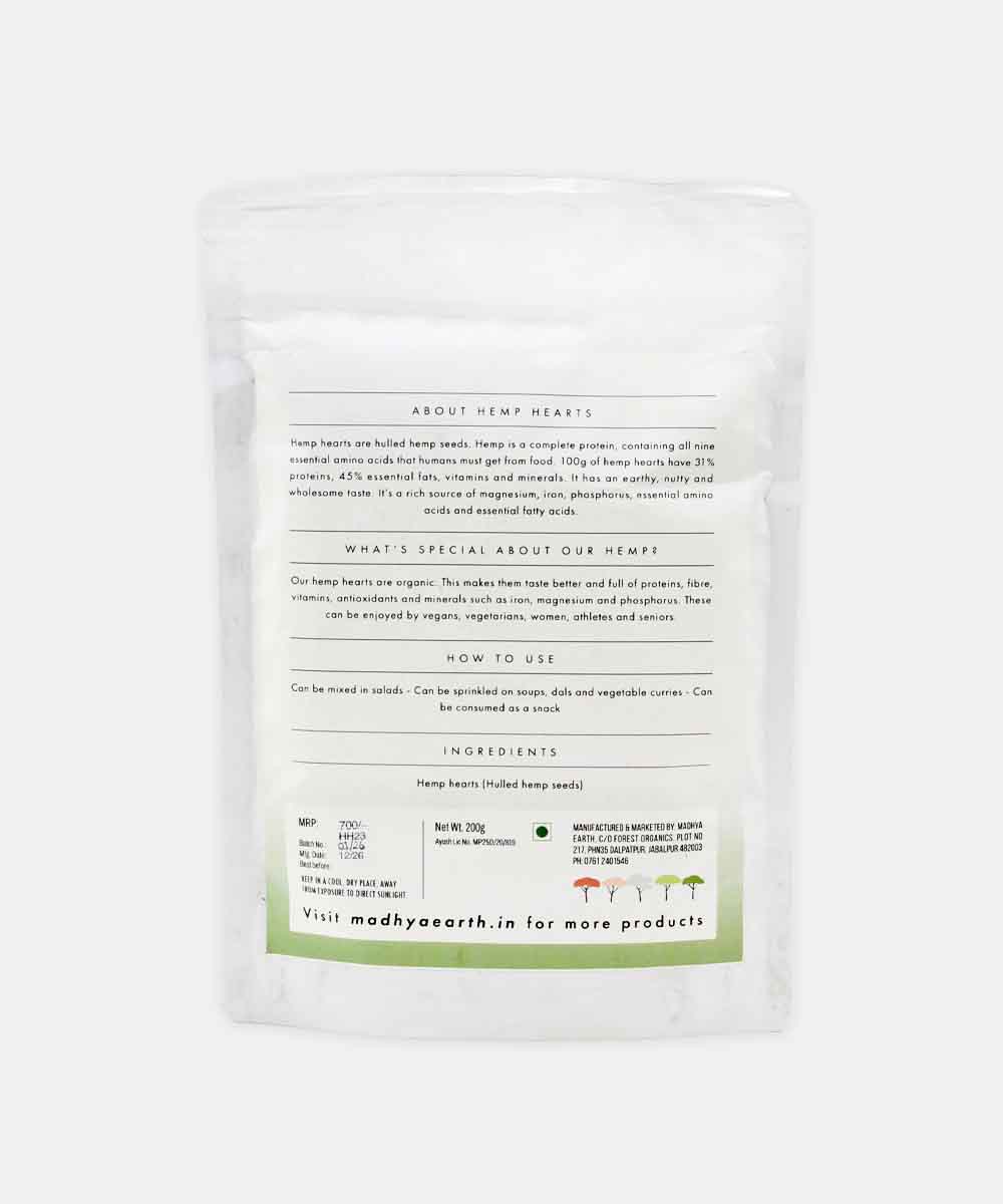 Madhya Earth Hemp Hearts 200 Gm