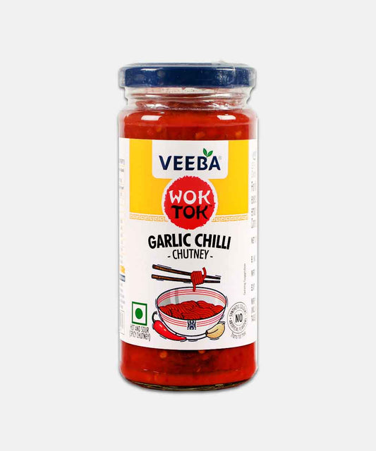 Veeba Garlic Chilli Chutney 250 Gm