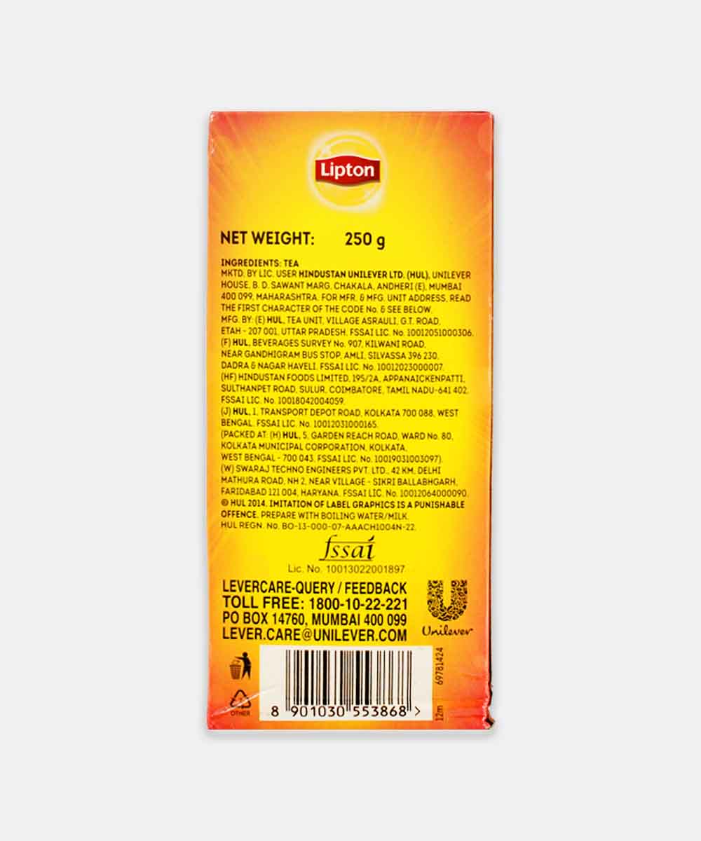 Lipton Yellow Label Tea 250Gm