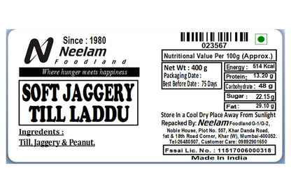 Soft Till Laddu 400 Gm
