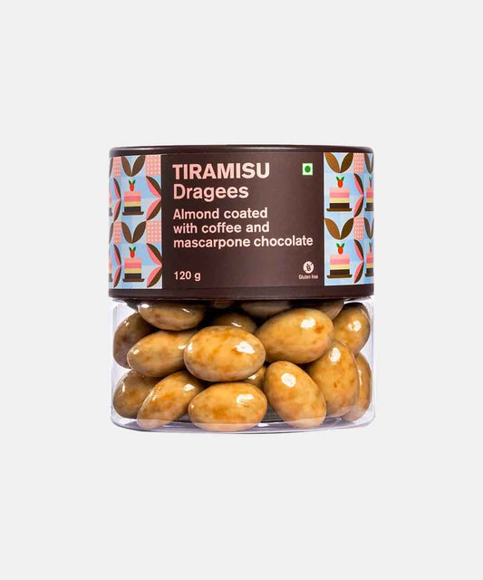 Entisi Tiramisu Dragees Almond Coated With Coffee And Mascarpone Chocolate 120 Gm