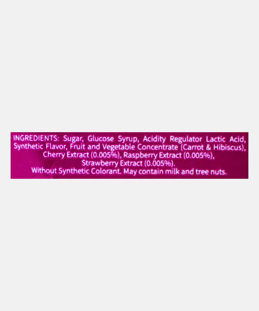 Foxs Crystal Clear Berries Wildberry, Raspberry & Black Cherry Candy 90 Gm