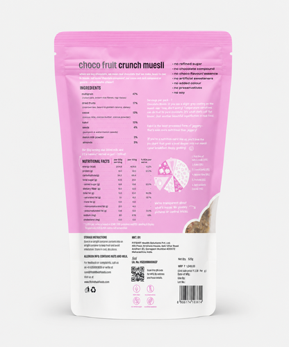 The Whole Truth Choco Friut Crunch Muesli 350 Gm