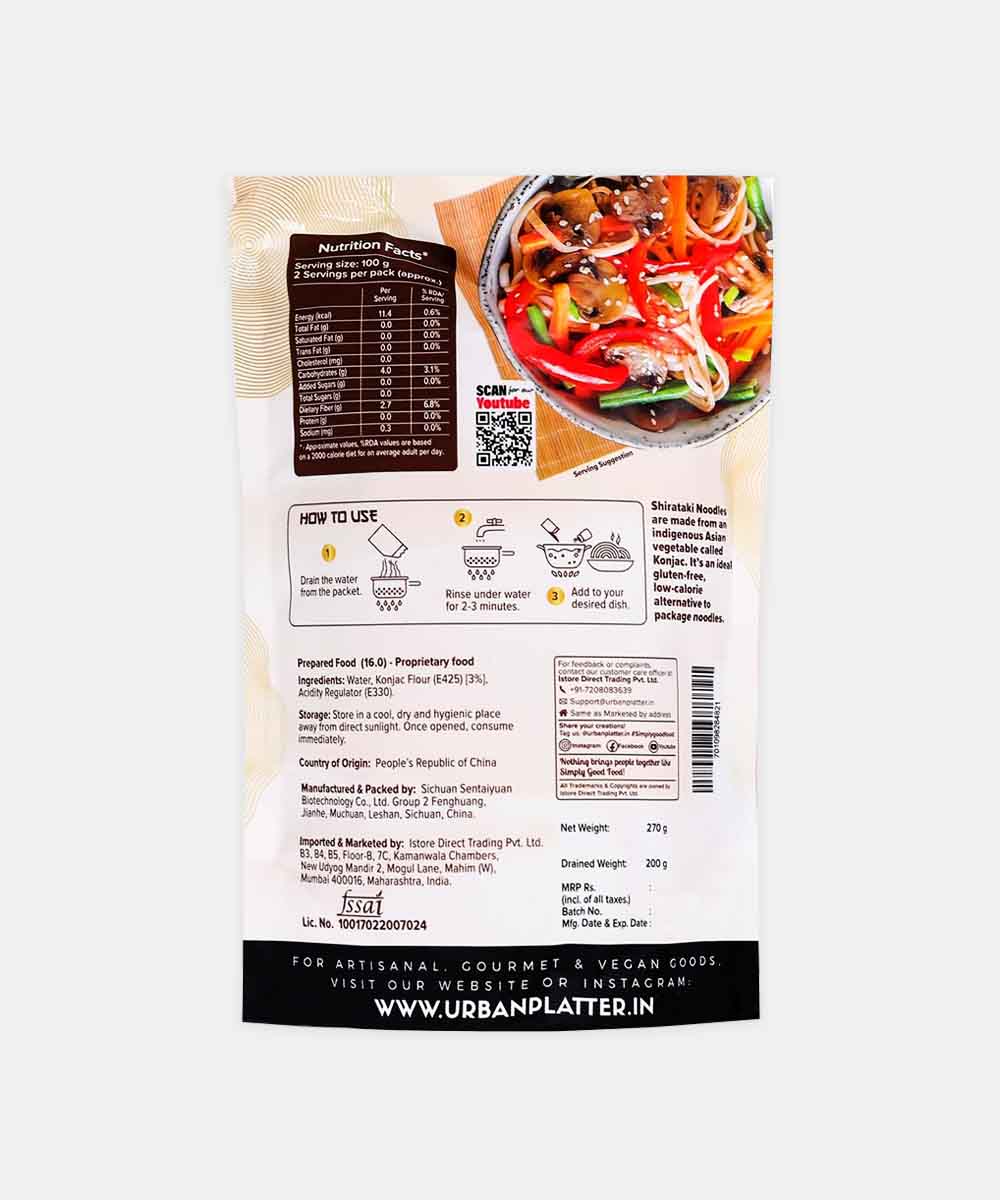Urban Platter Shirataki Noodles 270 Gm