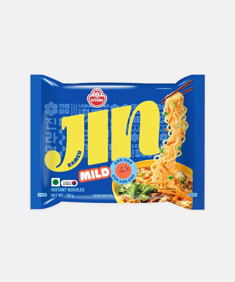Ottogi Jin Ramen Mild Noodles 120 Gm