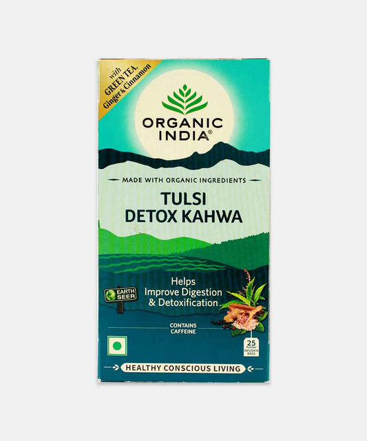 Organic India Tulsi Detox Kahwa Tea 62.5 Gm (25 Tea Bags)