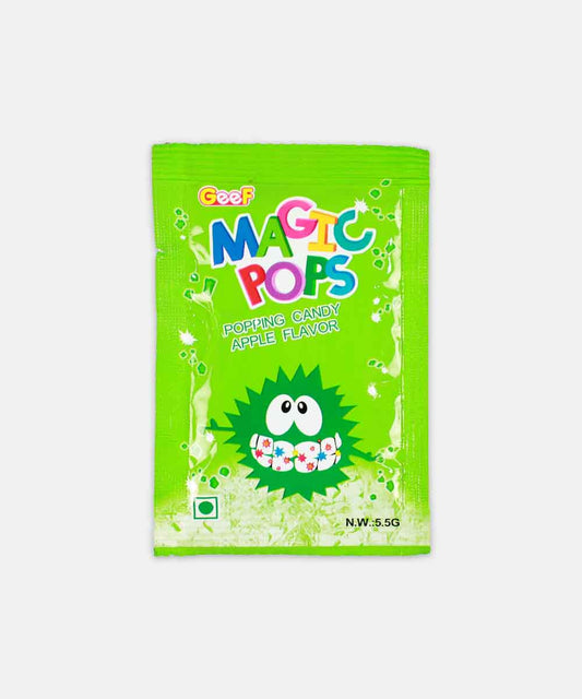 Magic Pops Popping Candy Green Apple Flavor 5.5 Gm