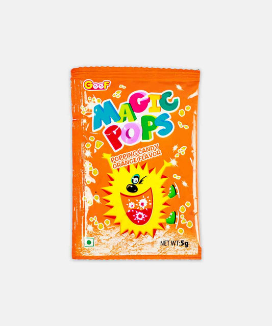 Magic Pops Popping Candy Orange Flavor 5.5 Gm
