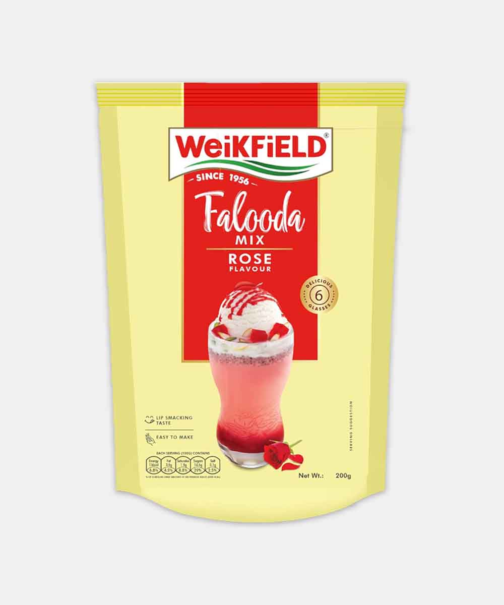 Weikfield Rose Flavour Falooda 200 Gm