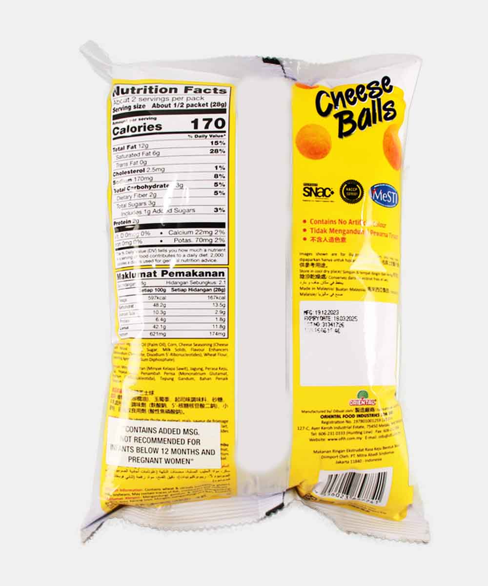 Oriental Cheese Ball 60 Gm