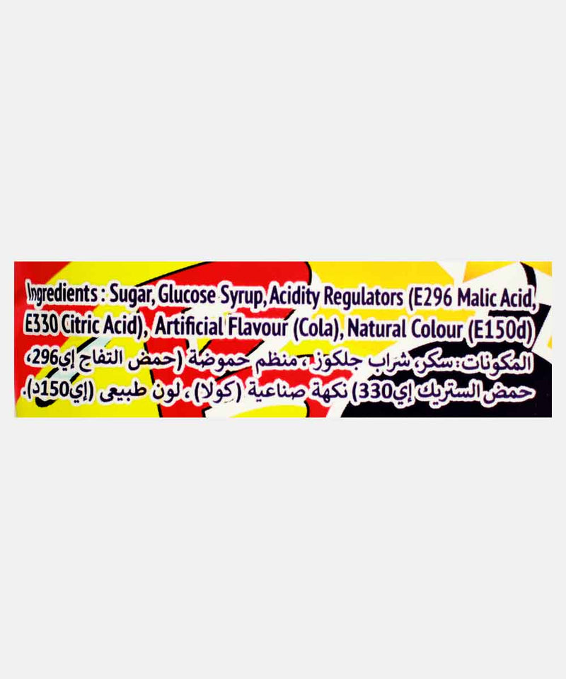 zour bomb sour cola candy with sherbet powder filling 110 gm