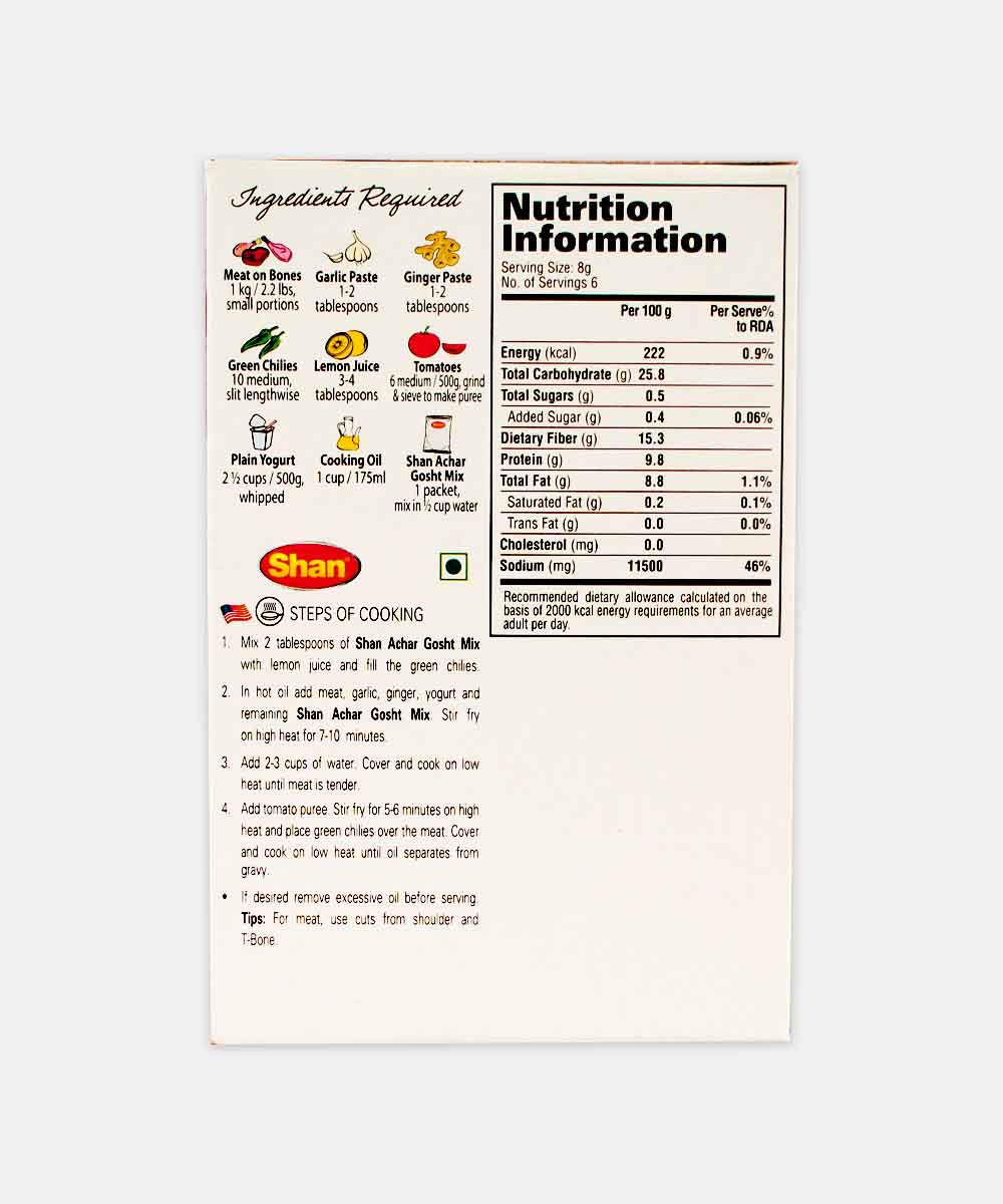 Shan Achar Gosht Masala 50 Gm