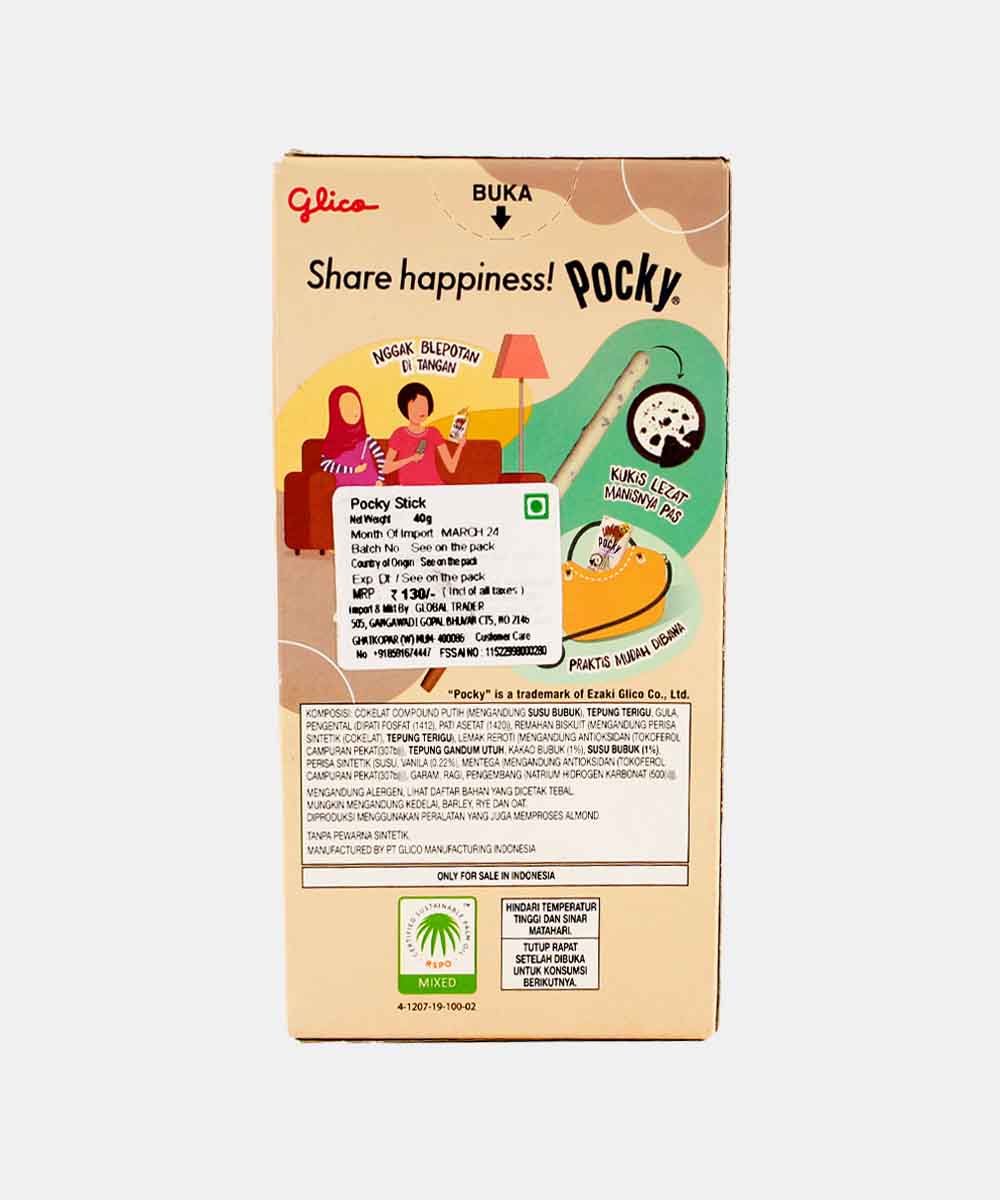 Pocky Cookies & Cream Biscuit Stick 40 Gm
