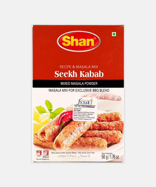 Shan Seekh Kabab Masala 50 Gm