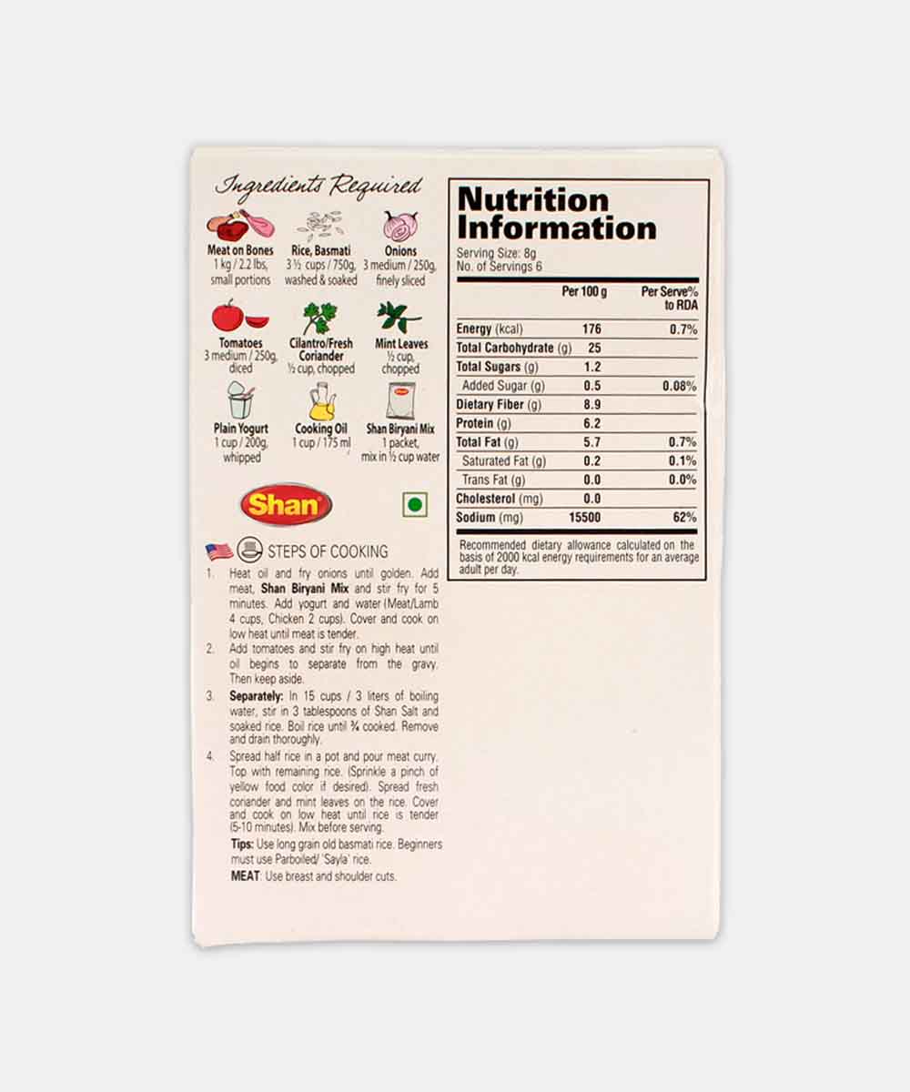 Shan Biryani Masala 50Gm