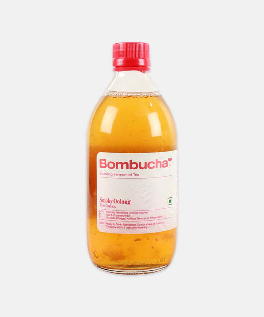 Bombucha Smoky Oolong Probiotic Sparkling Fermented Tea 500 Ml