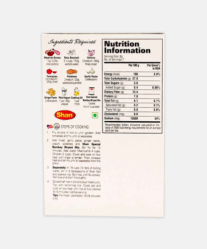 Shan Bombay Biryani Masala 60 Gm
