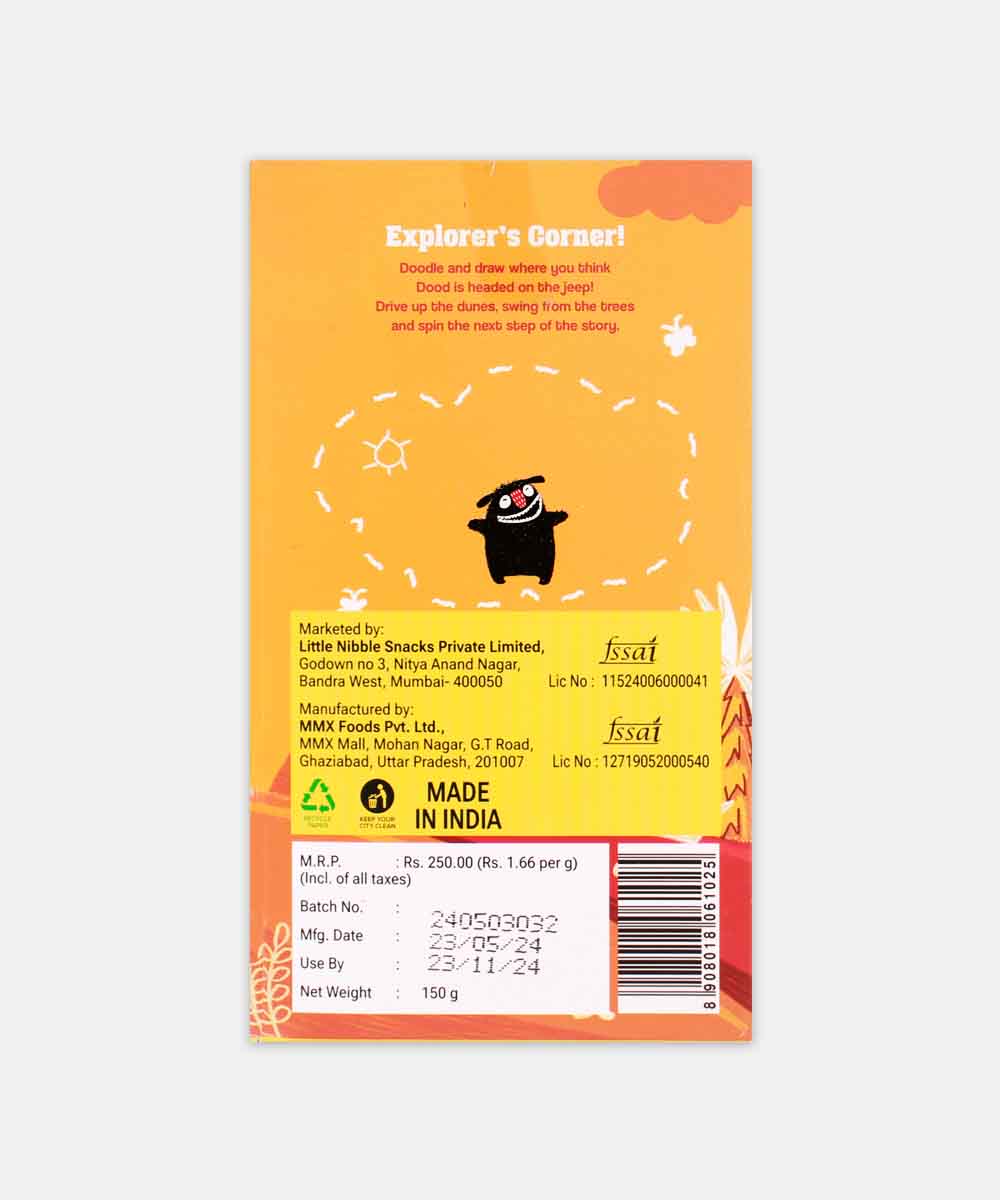 Snack-A Doodle Millet And Date Cookies 150 Gm