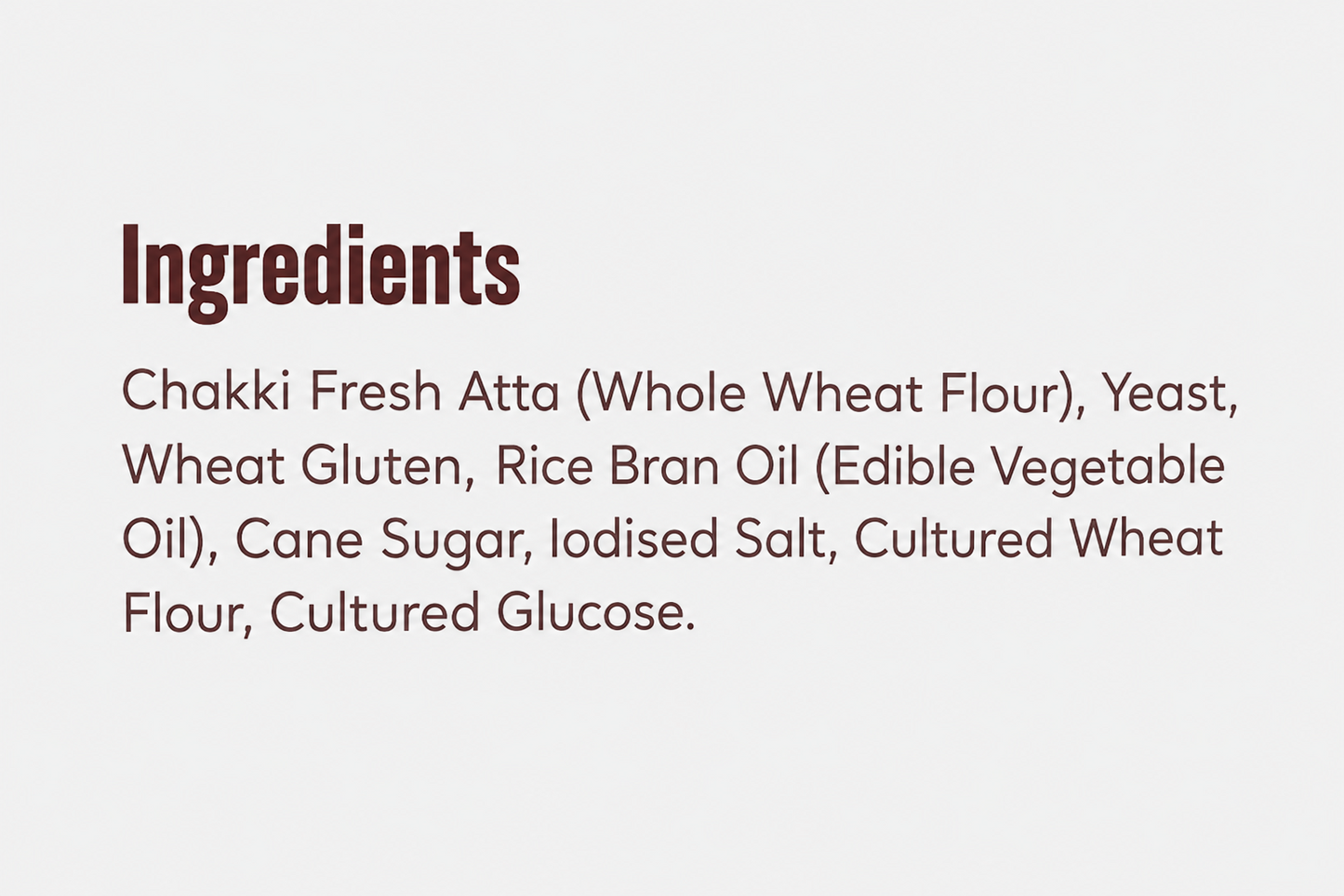 The Health Factory Zero Maida Bread 250 Gm