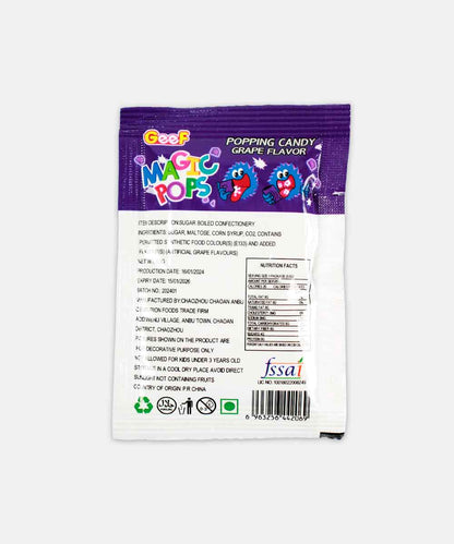 Magic Pops Grape Candy 5.5 Gm