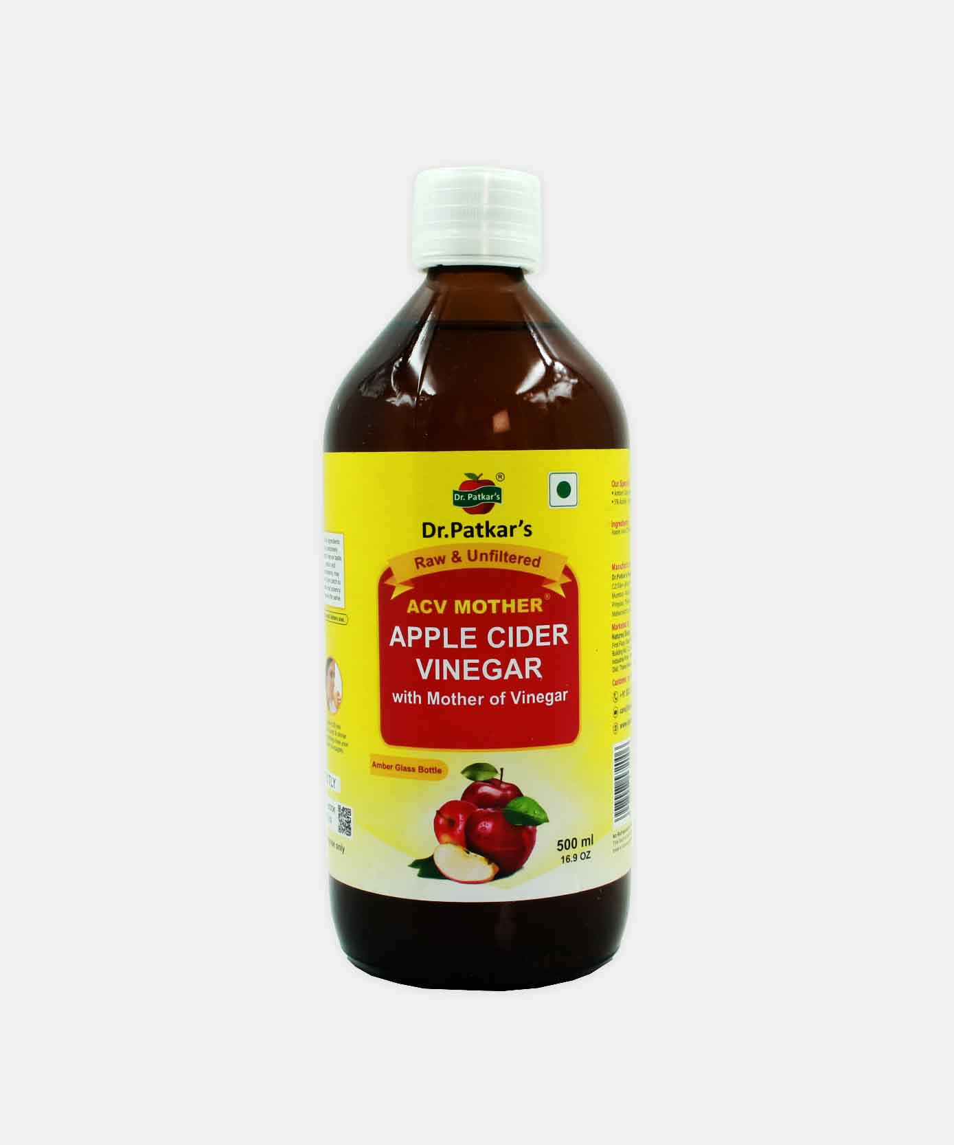 Dr Patkars Apple Cider Vinegar With Acv Mother 500 Gm