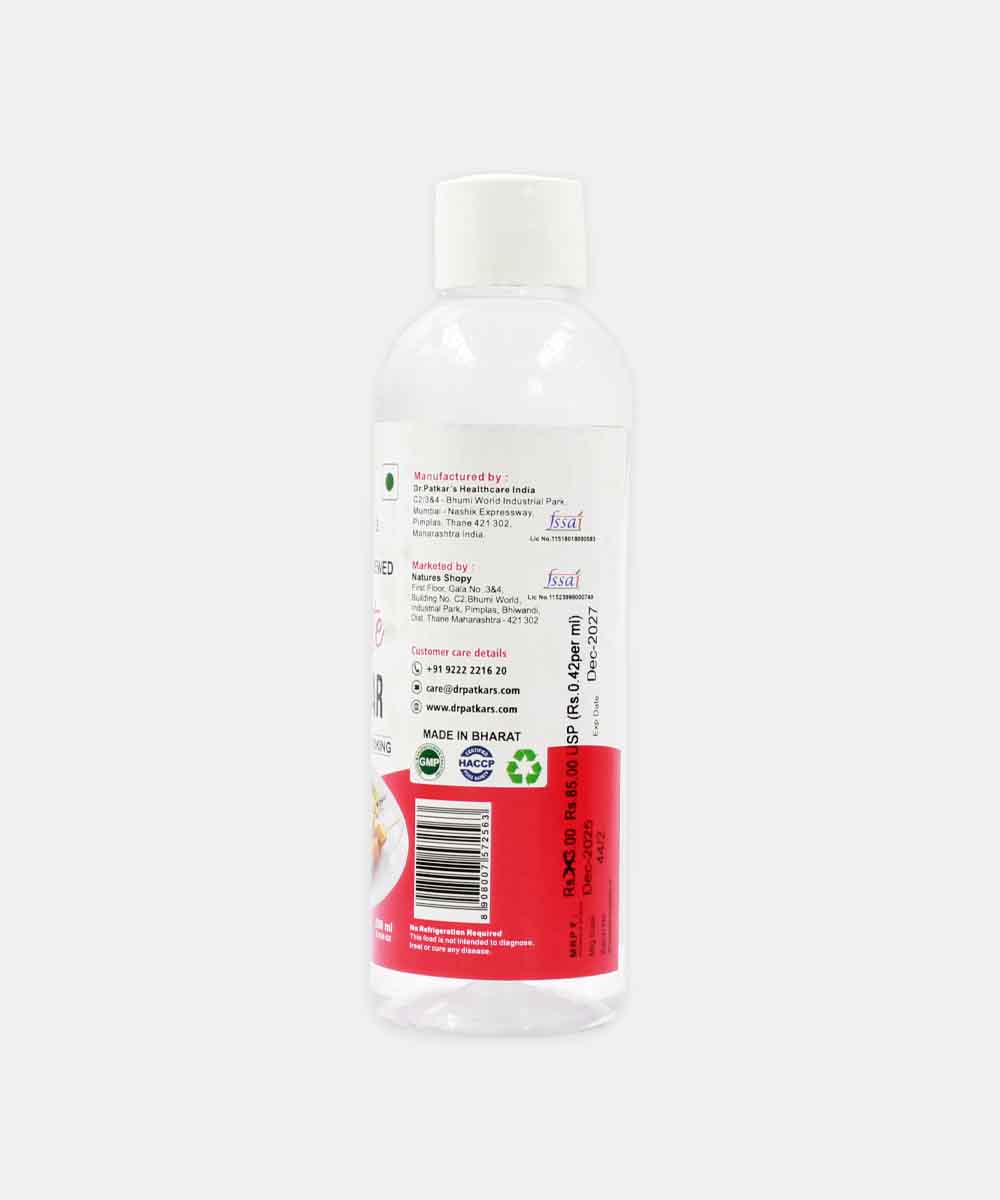 Dr Patkars White Vinegar For Salads And Cooking 200 Ml