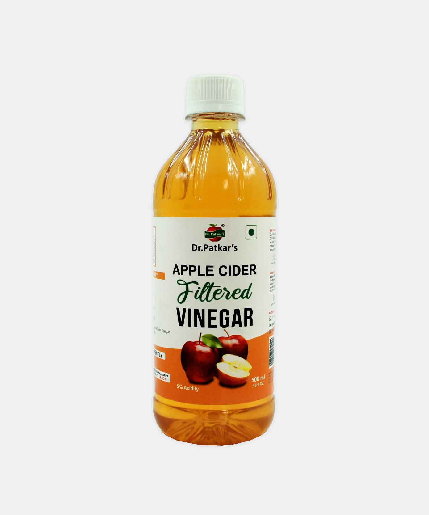 Dr Patkars Apple Cider Filtered Vinegar 500 Ml