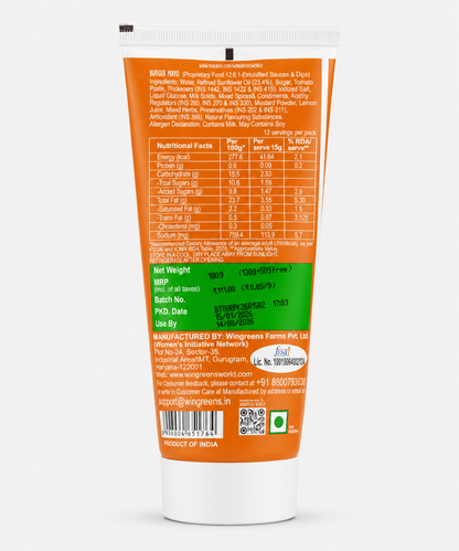 Wingreens Burger Mayo 180 Gm
