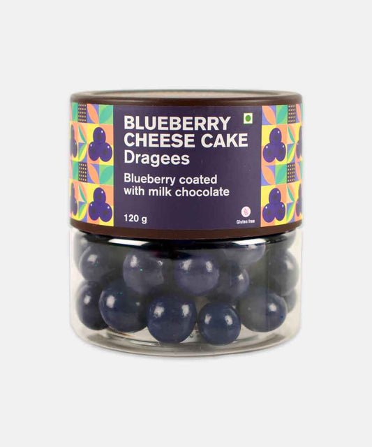 Entisi Blueberry Cheese Cake Dragees Chocolate 120 Gm
